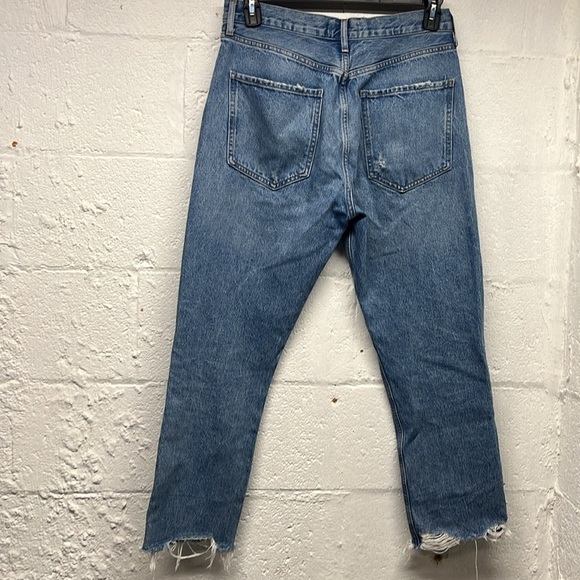 AGOLDE Riley Crop Jeans size 30 with fly buttons - Picture 5 of 8